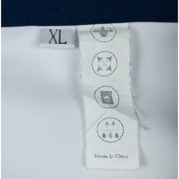 State & Liberty Performance Dress Shirt Men's XL Athletic Solid White Stretch - Picture 2 of 15